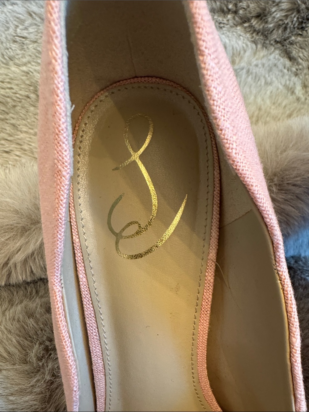 Sam Edelman Pink Beaded Pointed Toe Pumps - Picture 8 of 11
